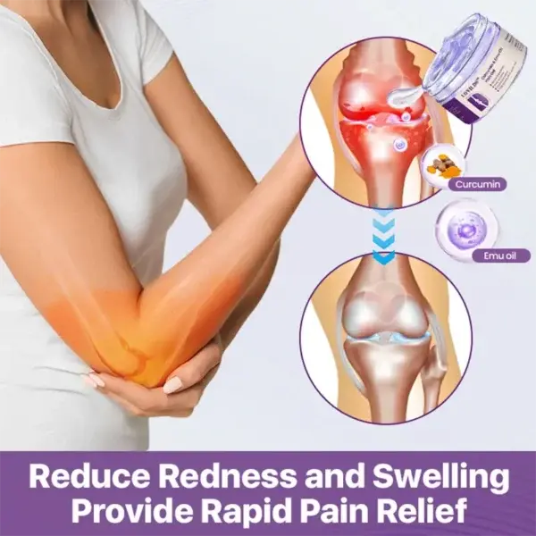 (LAST DAY SALE – 80% OFF) Curcumin & Emu Oil Pain Gel – Backed by US Osteopathic Experts - Image 7