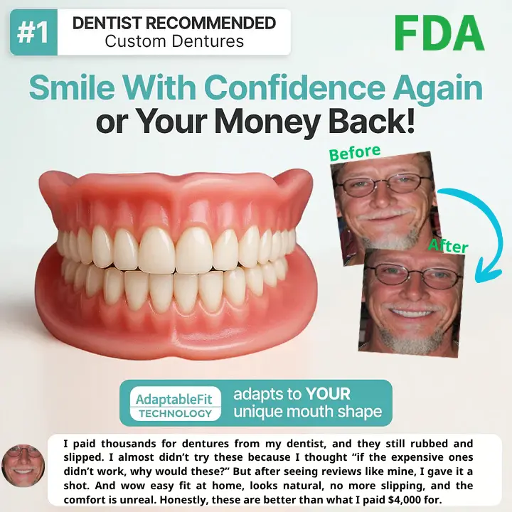 🌎Limited-Time Sale Ends Easter! Medical Full Denture with Strong Suctiond - Image 8