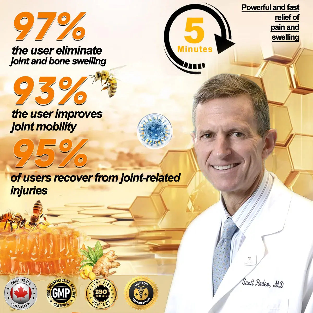 Botulinum Toxin & Bee Venom Pain-Relief Bone Healing Cream - Image 3