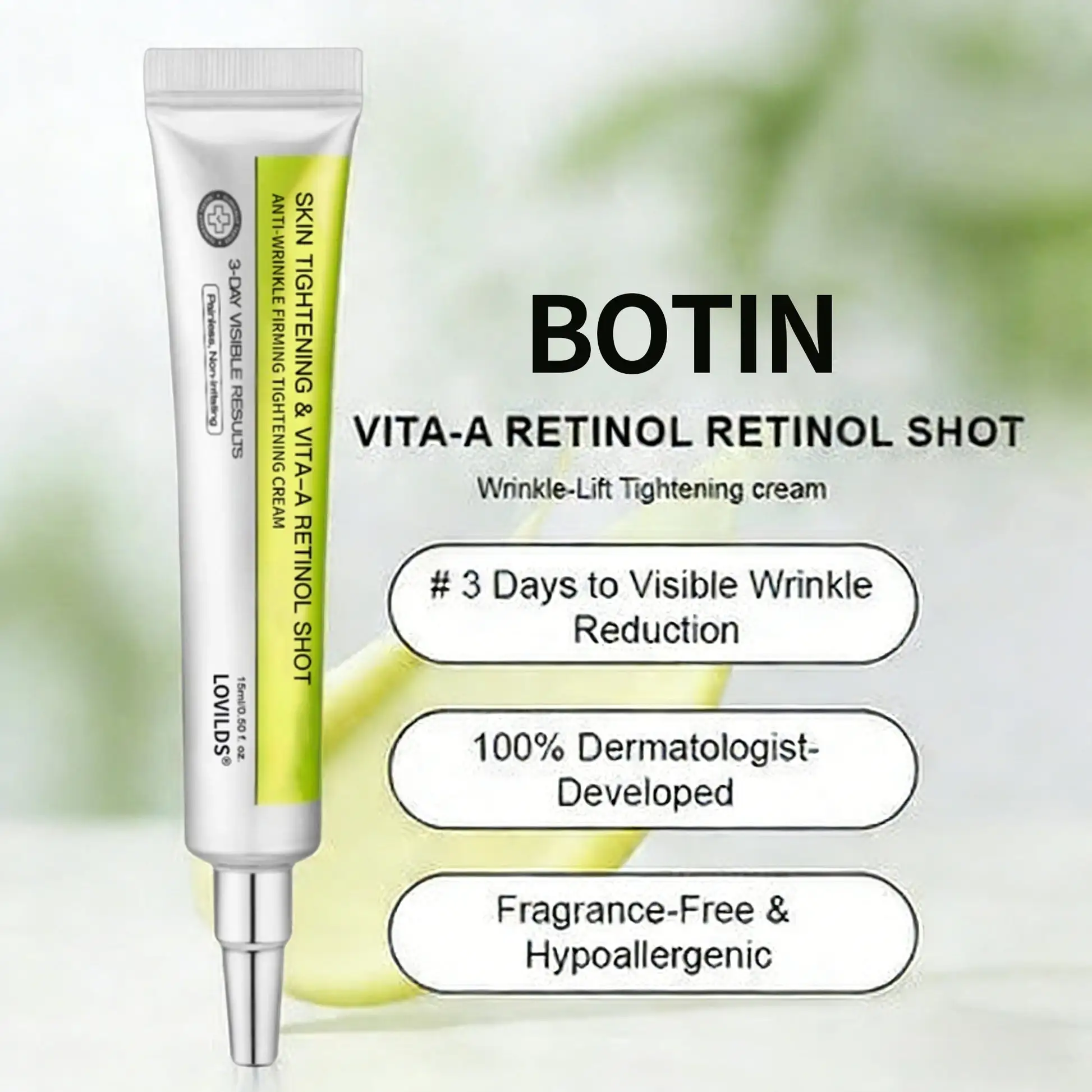 🧠👨⚕️Made and shipped from the USA Botin & Vita-A Retinol Shot Wrinkle-Lift Tightening cream - Last Day Promotion 70% OFF - Image 3