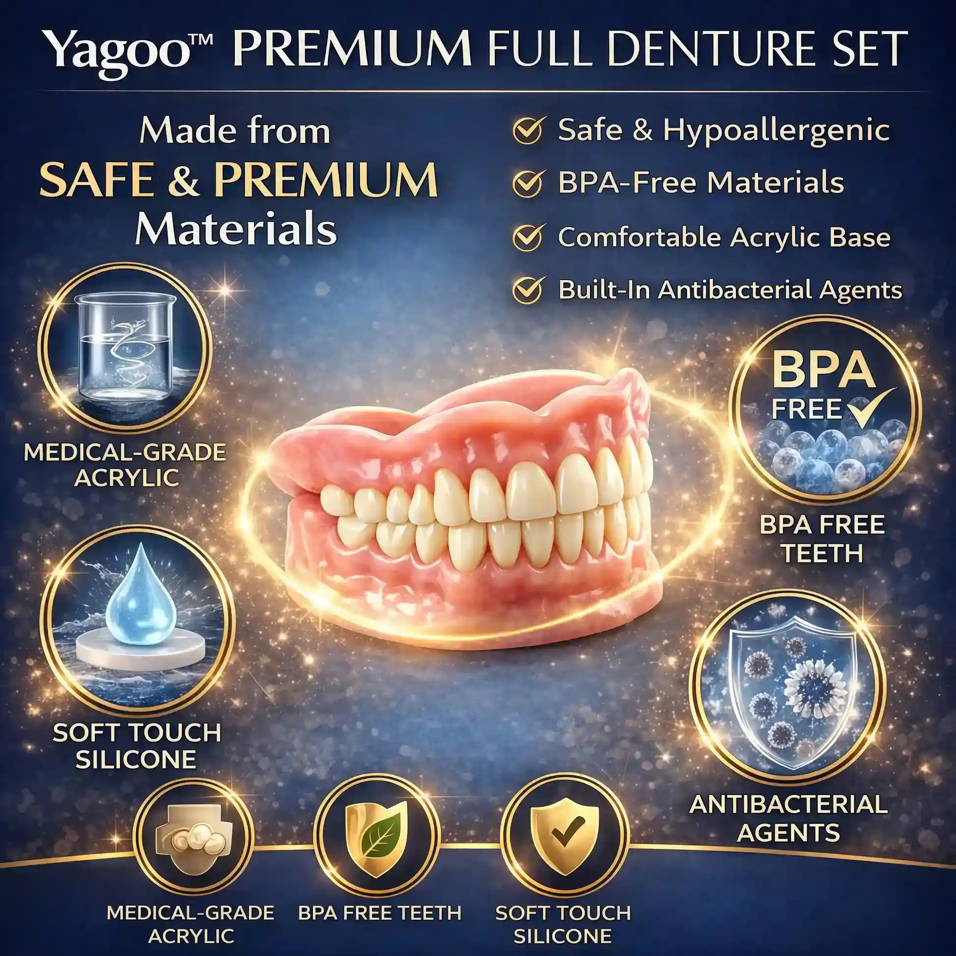 Newly upgraded second-generation complete dentures - Image 5