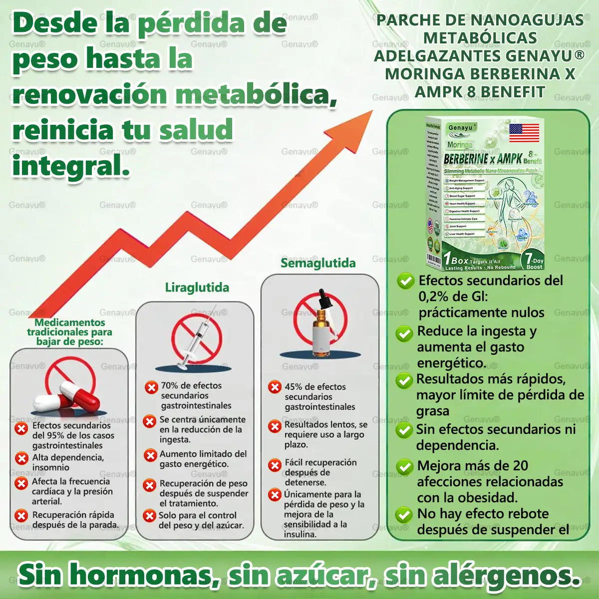 Parche de Microagujas Nano Avanzado 10 en 1 con Moringa, Berberina y NAD+ - Image 9