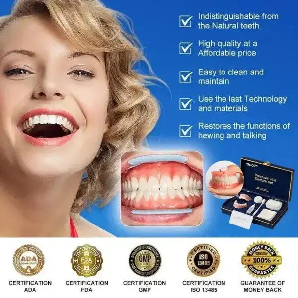 Medical Full Denture with Strong Suctiond - Image 2