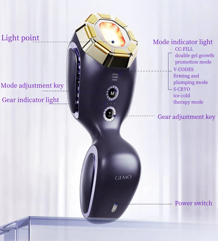 GEMO Anti-Wrinkle 4R Collagen Beauty Device EG50 - Image 4