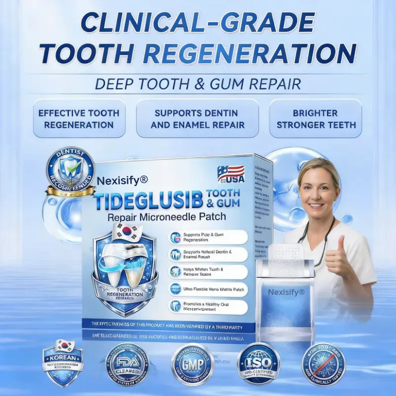 𝟓-𝒊𝒏-𝟏 𝑻𝒊𝒅𝒆𝒈𝒍𝒖𝒔𝒊𝒃 𝑻𝒐𝒐𝒕𝒉 𝑶𝒓𝒂𝒍 𝑺𝒕𝒓𝒊𝒑𝒔 & Gum Repair Oral Strips