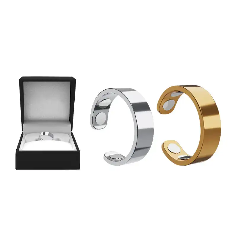 Magnetic Ring - Elegant Stainless Steel Ring - Magnet Rings - Image 16