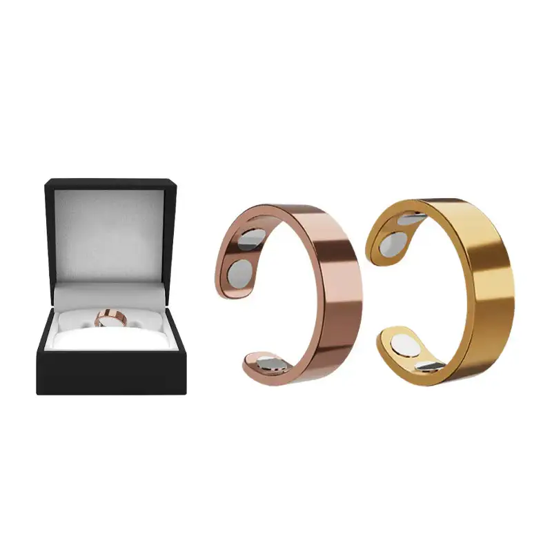 Magnetic Ring - Elegant Stainless Steel Ring - Magnet Rings - Image 17