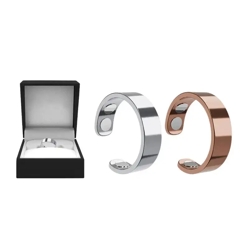 Magnetic Ring - Elegant Stainless Steel Ring - Magnet Rings - Image 19