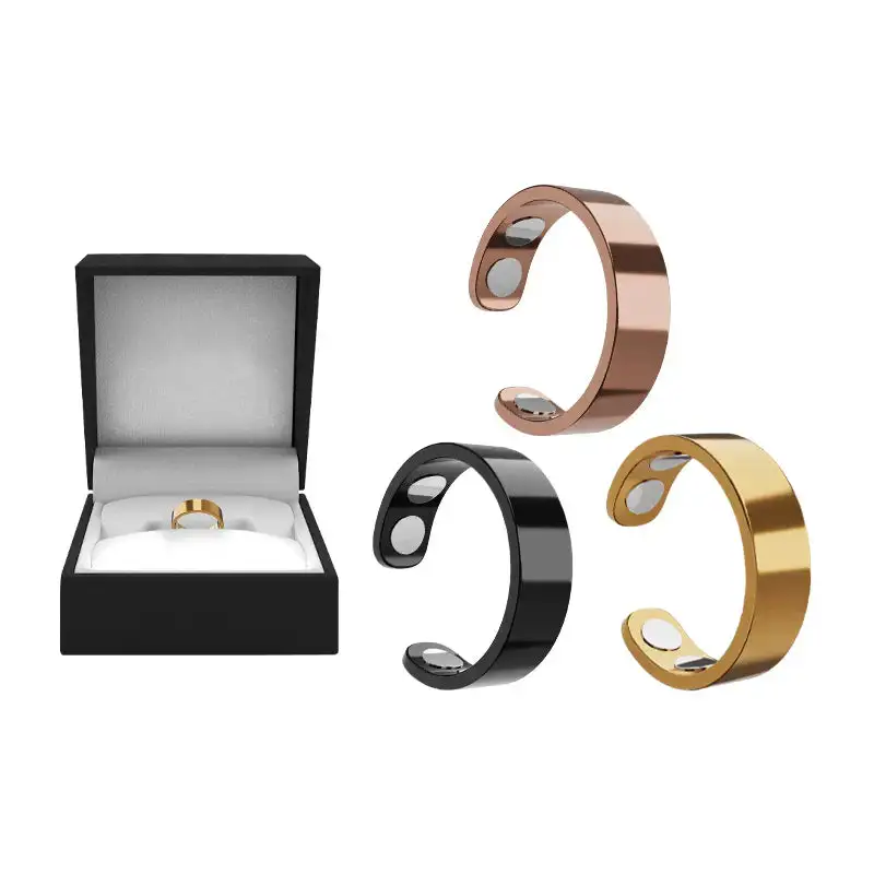 Magnetic Ring - Elegant Stainless Steel Ring - Magnet Rings - Image 23