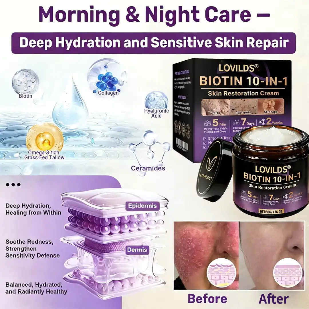 Biotin 10-in-1 Skin Restoration Cream - Image 8