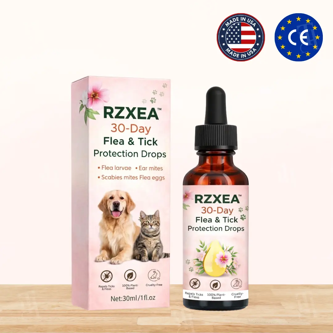 🛡 Shield Your Pup from Fleas & Ticks | 30-Day Flea & Tick Protection Drops