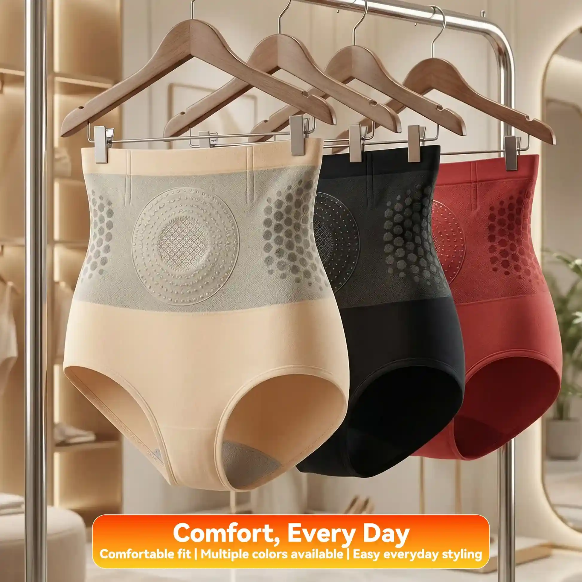 𝐌𝐨𝐫𝐢𝐧𝐠𝐚 & 𝐁𝐞𝐫𝐛𝐞𝐫𝐢𝐧𝐞 4‑In‑1 Micro‑Particle Sculpting & Fat‑Burn Shorts - Image 12