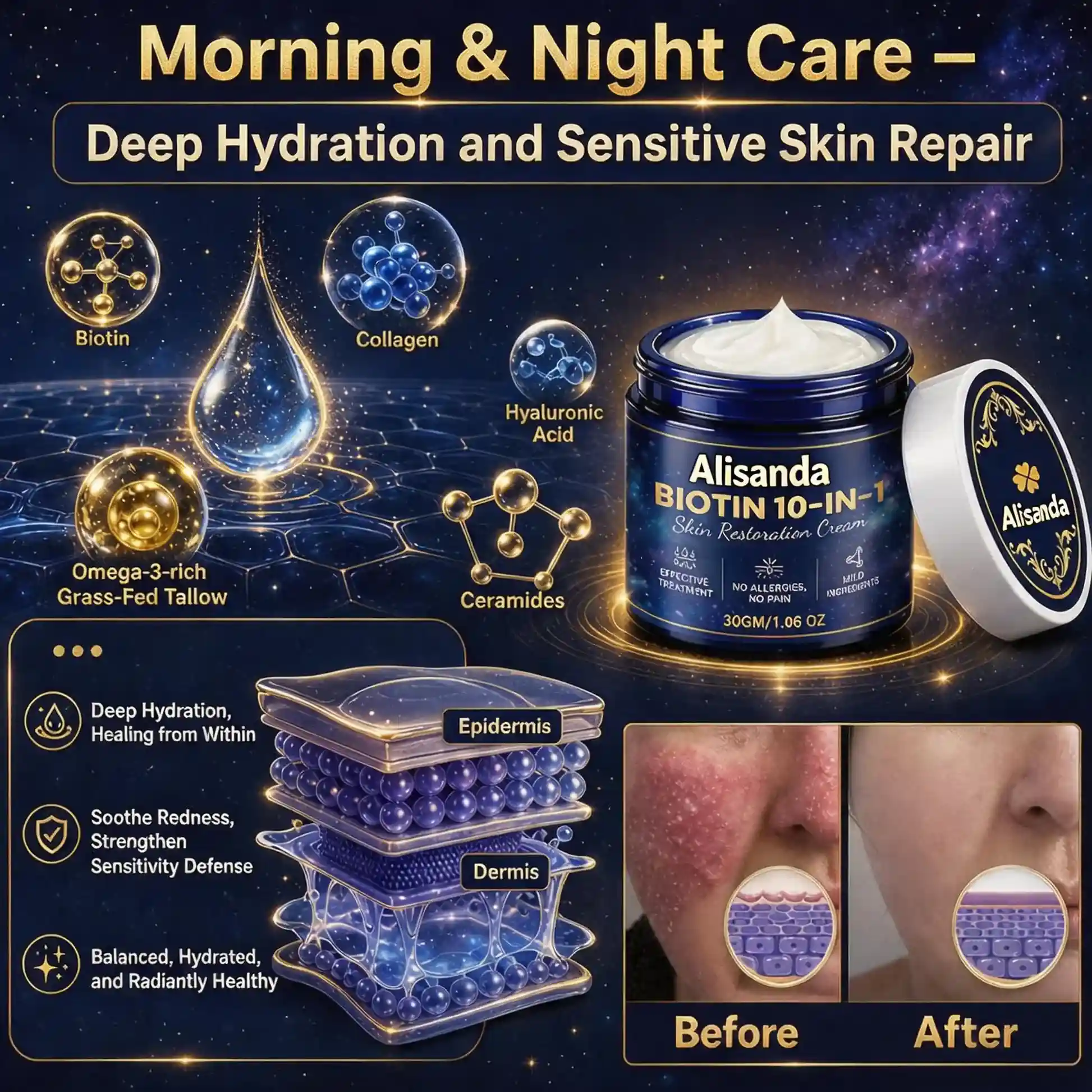 Biotin 10-in-1 Skin Restoration Cream - Image 5