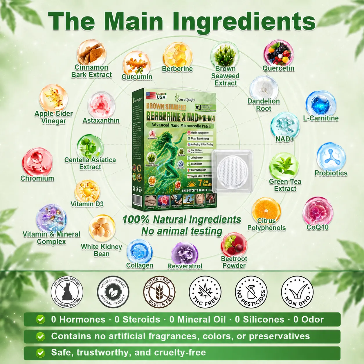 𝐁𝐫𝐨𝐰𝐧 𝐒𝐞𝐚𝐰𝐞𝐞𝐝× 𝐁𝐞𝐫𝐛𝐞𝐫𝐢𝐧𝐞× 𝐍𝐃𝐀+ 𝟏𝟎-𝐢𝐧 Nano Microneedle Nutrition Patch - Image 6