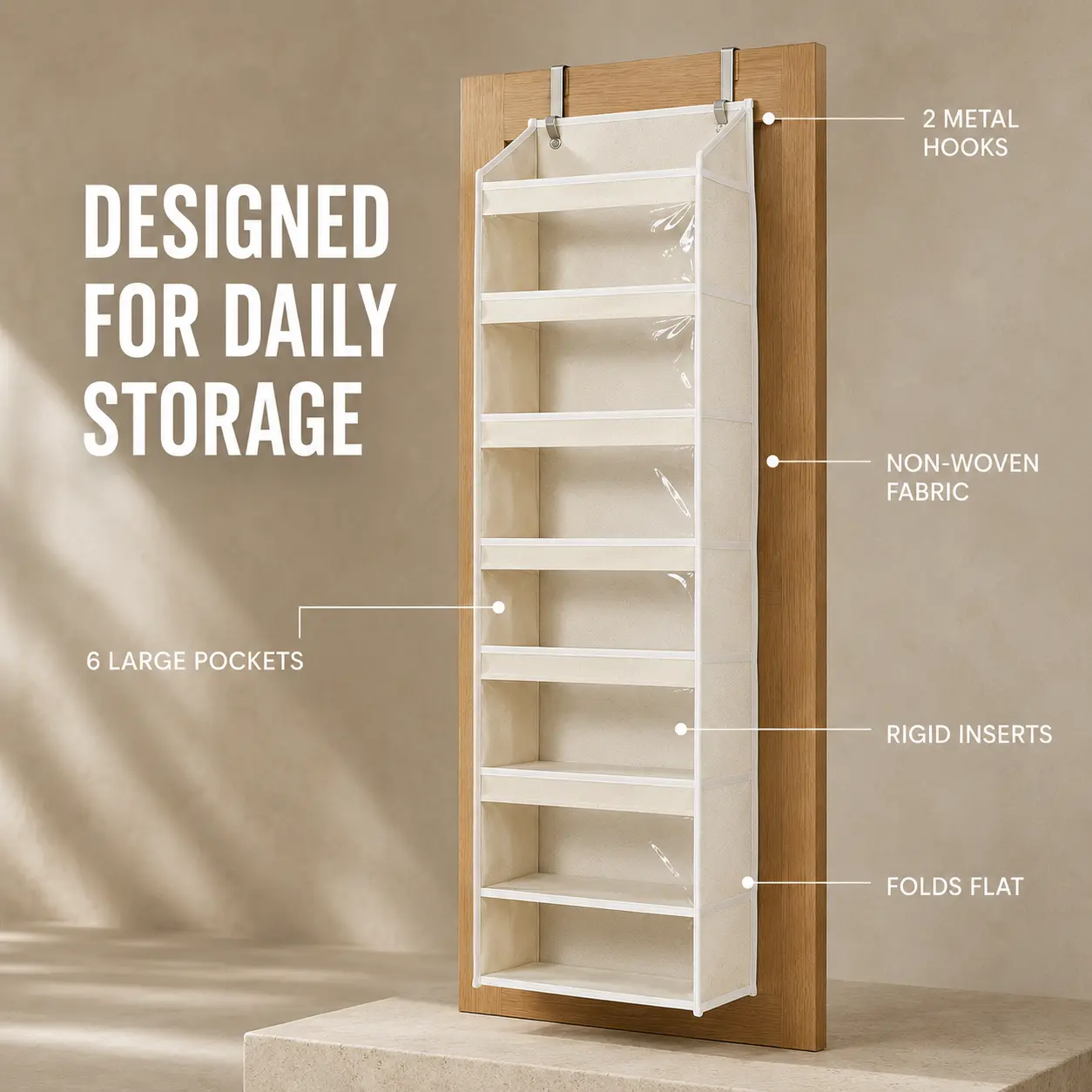 Over the Door Organizer with Pockets - Image 8