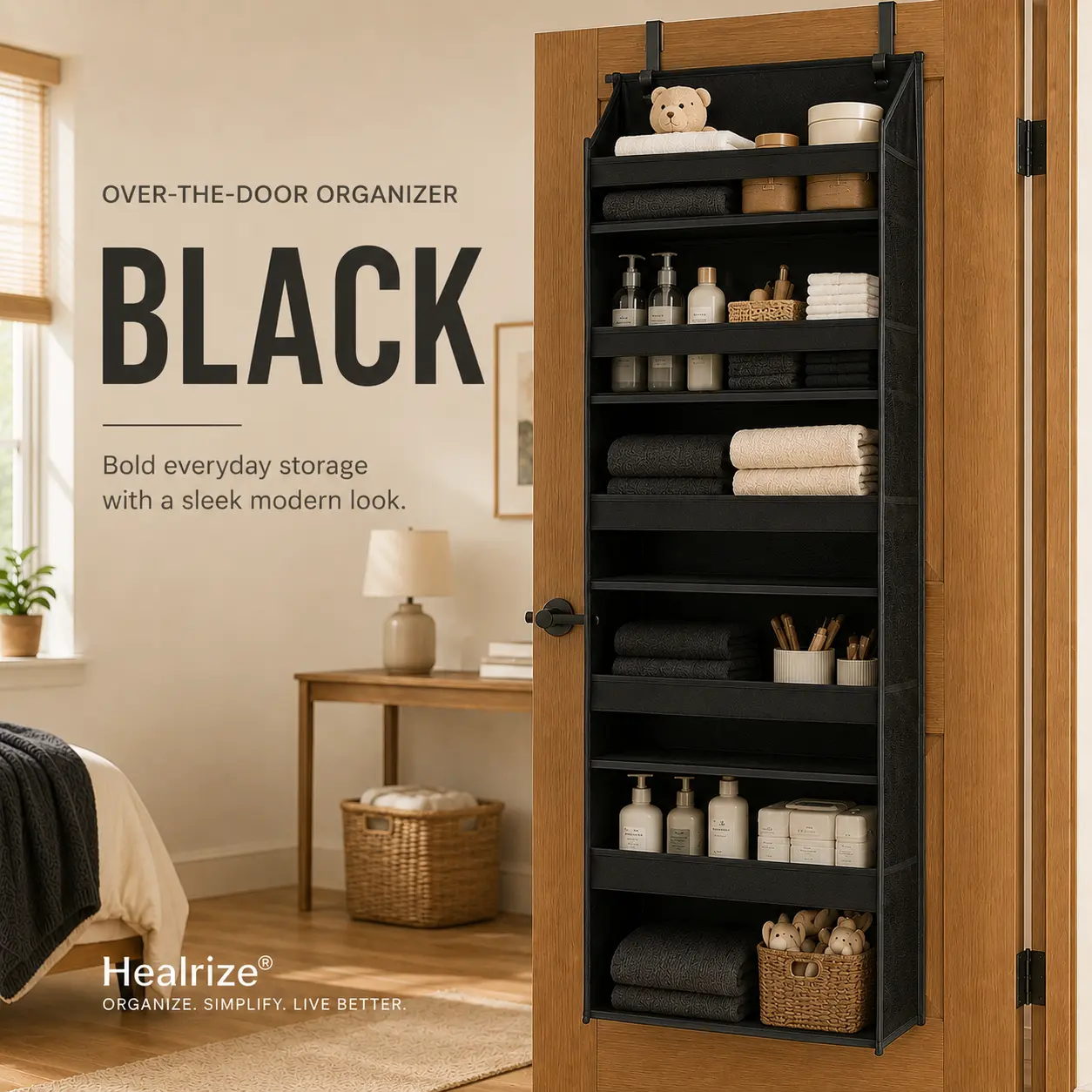 Over the Door Organizer with Pockets - Image 9