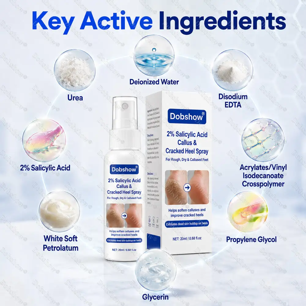 2% Salicylic Acid Callus & Cracked Heel Spray - Image 11