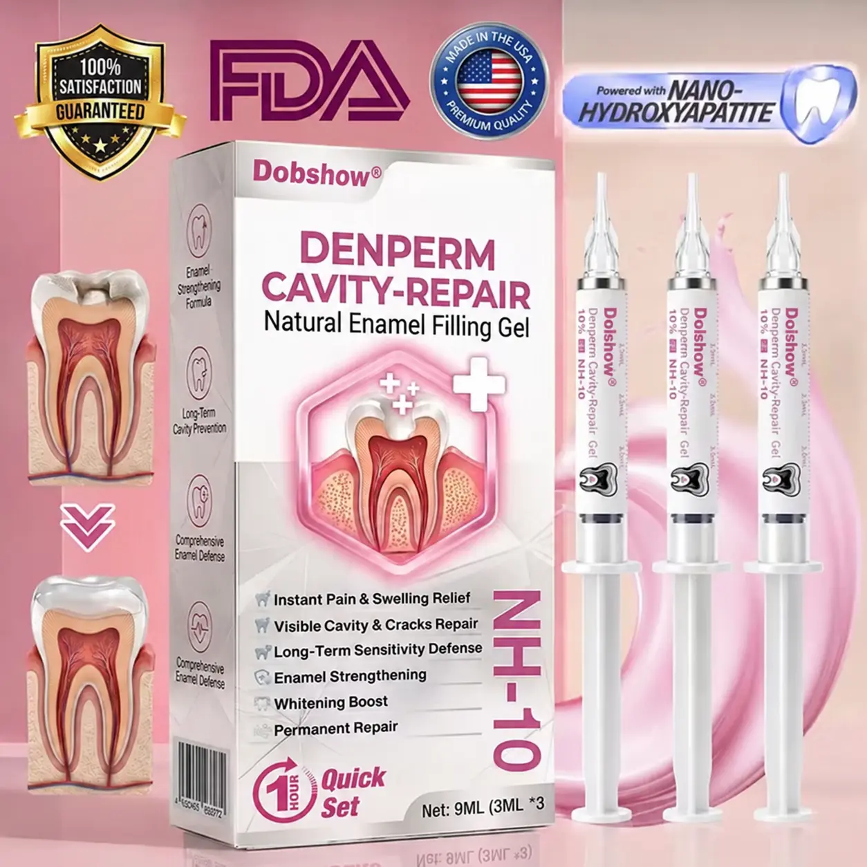 DenPerm Cavity-Repair Advanced Enamel Filling Gel