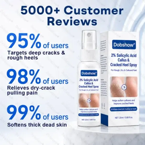 Medical-Grade 2% Salicylic Acid Callus & Cracked Heel Repair Spray - Image 10
