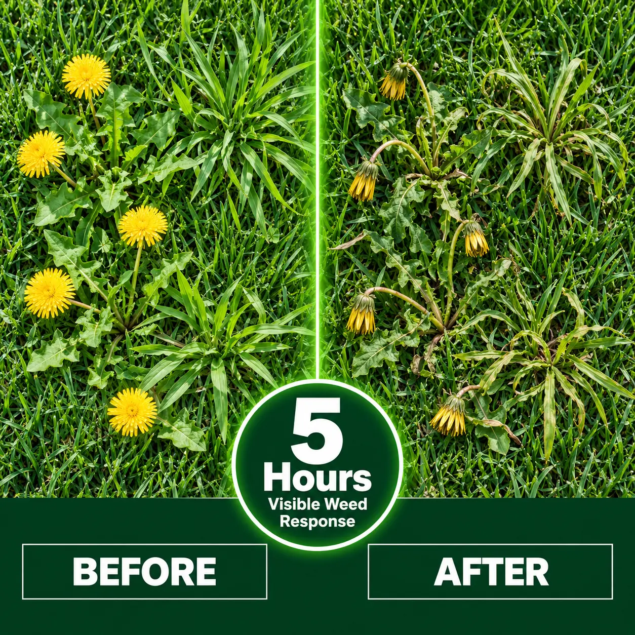 🔥 5-in-1 Weed & Feed | Fast-Acting Dual-Action Granules for Stubborn Lawn Weeds & a Greener-Looking Lawn - Image 6