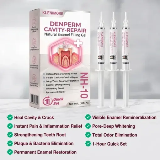 KLENIMORE DenPerm Cavity-Repair Natural Enamel Filling Gel - Image 4