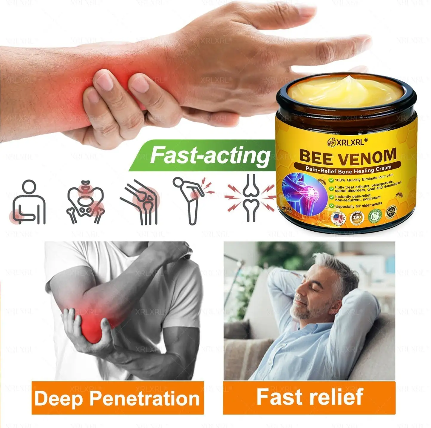 💞💞 Bee Venom Pain-Relief Bone Healing Cream - Image 13