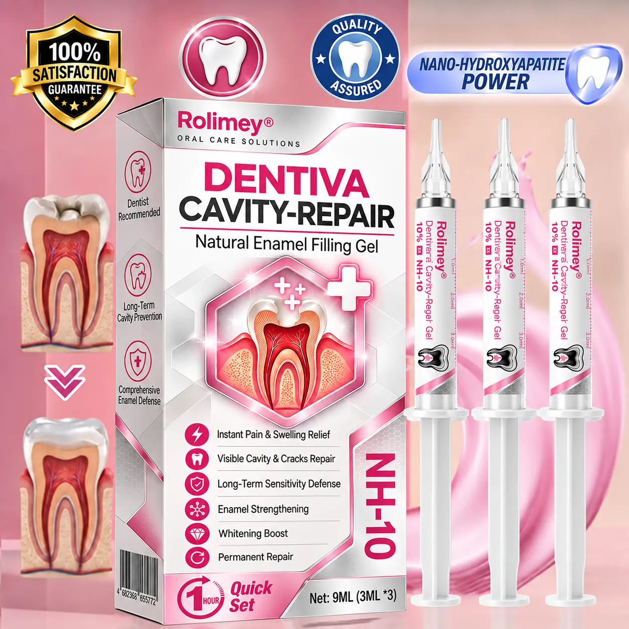 DenPerm – Natural Enamel Repair & Cavity Filling Gel