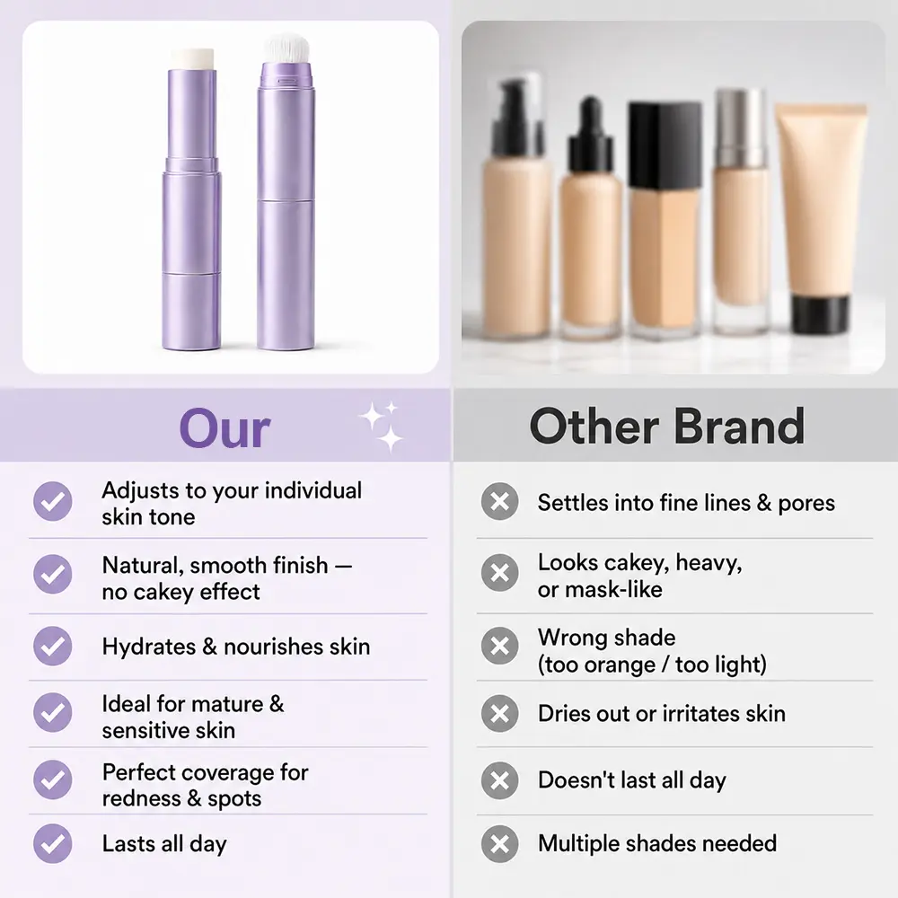 Korea 2 in 1 Color Changing Foundation Stick - Image 8